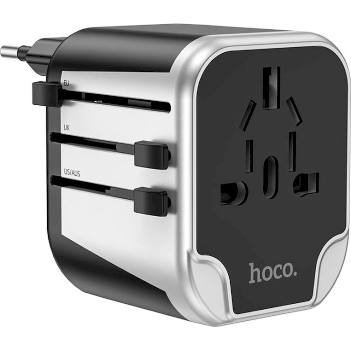 Универсальное зарядное устройство HOCO AC5 Level Black