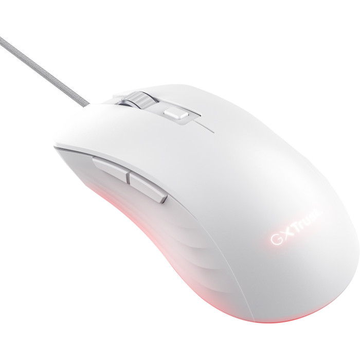 Миша ігрова TRUST Gaming GXT924 YBAR+ White (24891)