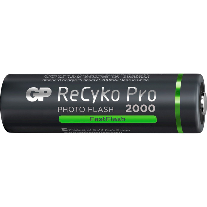 Акумулятор GP ReCyko Pro Photoflash AA 2000mAh 4шт/уп (GP210AAHCF-2APCEB4)