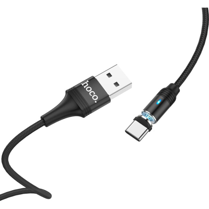 Кабель HOCO U76 Fresh USB-A to Type-C 1.2м Black