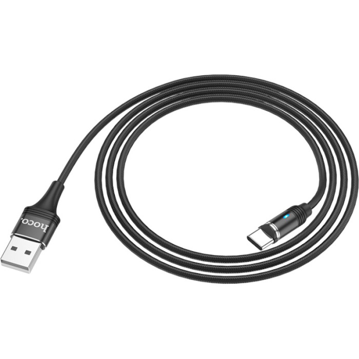 Кабель HOCO U76 Fresh USB-A to Type-C 1.2м Black