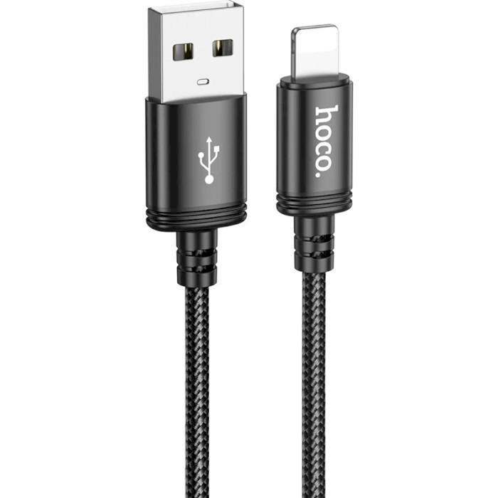 Кабель HOCO X91 Radiance USB-A to Lightning 3м Black