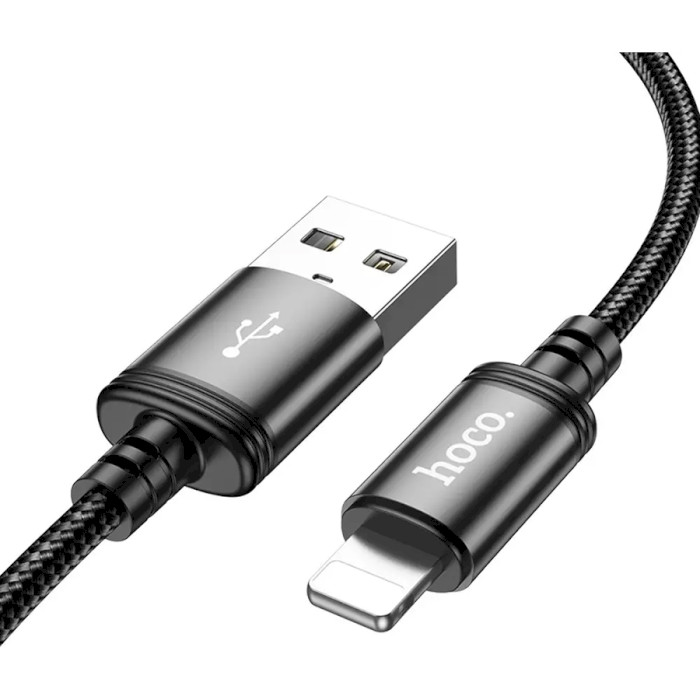 Кабель HOCO X91 Radiance USB-A to Lightning 3м Black