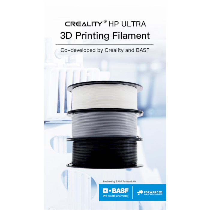 Пластик (филамент) для 3D принтера CREALITY HP Ultra 1.75mm, 1кг, Gray (3301010282)