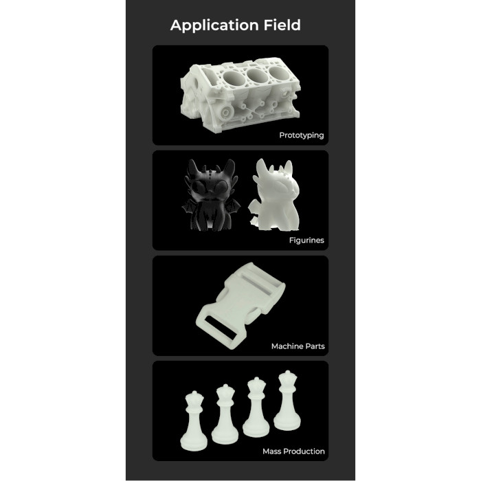 Пластик (филамент) для 3D принтера CREALITY Hyper PLA 1.75mm, 1кг, Gray (3301010340)