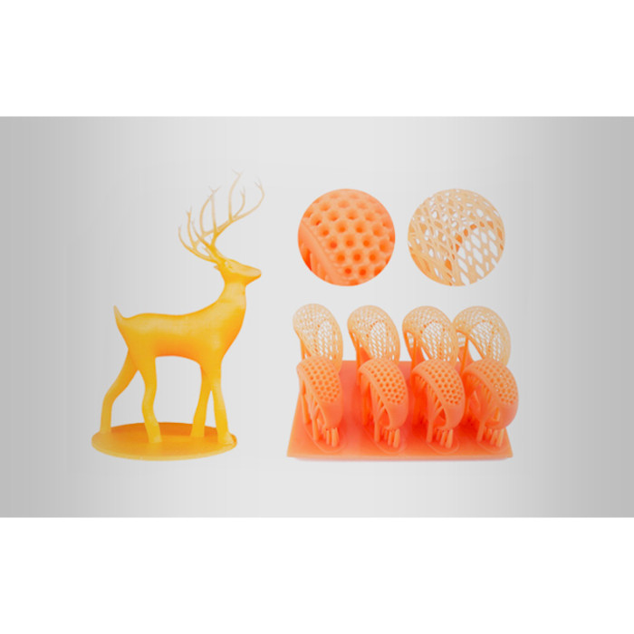 Фотополимерная резина для 3D принтера CREALITY Water Washable Resin Plus, 0.5кг, Gray (3302010045)