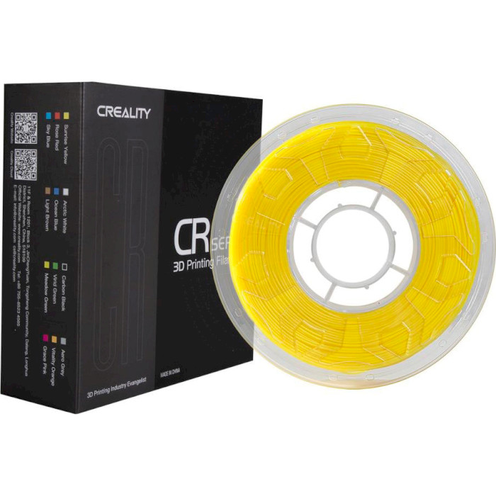 Пластик (філамент) для 3D принтера CREALITY CR-PLA 1.75mm, 1кг, Yellow (3301010063)