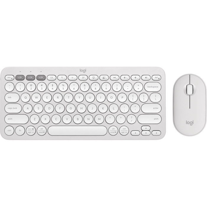 Комплект бездротовий LOGITECH Pebble 2 Combo Tonal White (920-012240)