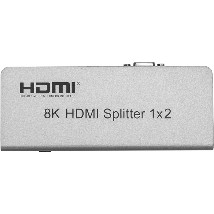 HDMI сплітер 1 to 2 POWERPLANT HDMI 1x2 8K (CA914197)