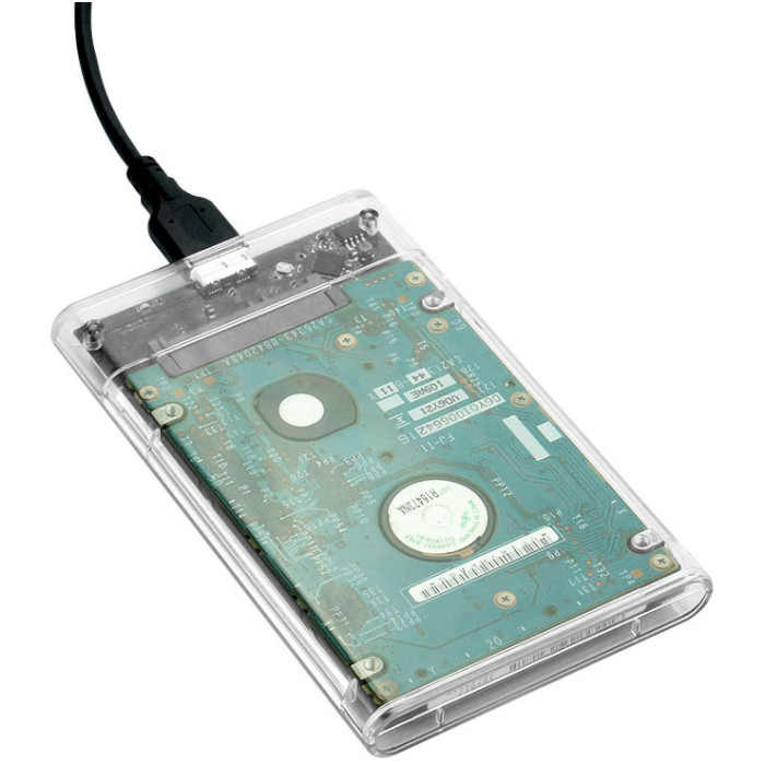 Карман внешний DYNAMODE DM-CAD-25316 2.5" SATA to USB 3.0 Transparent