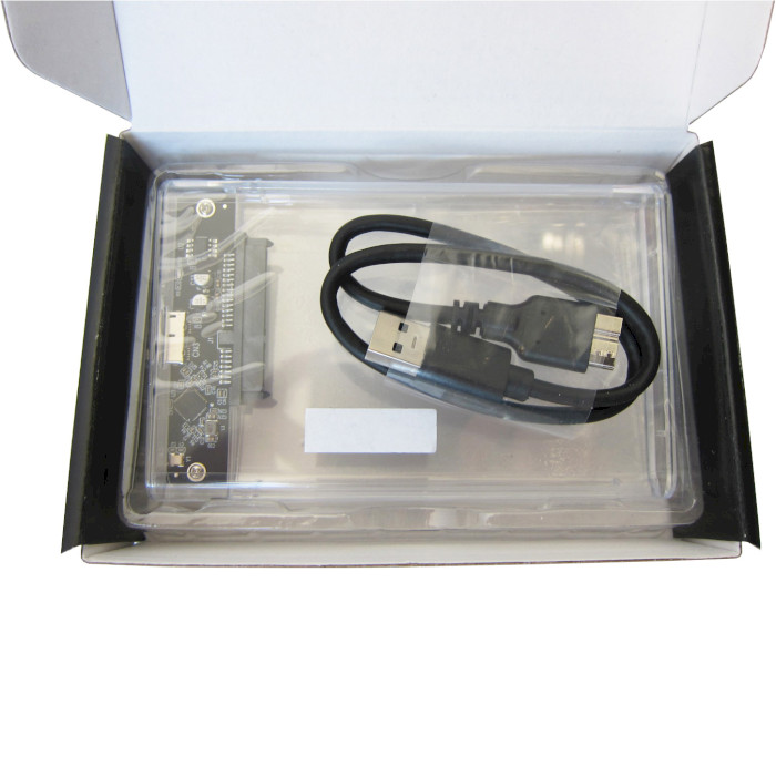 Кишеня зовнішня DYNAMODE DM-CAD-25316 2.5" SATA to USB 3.0 Transparent