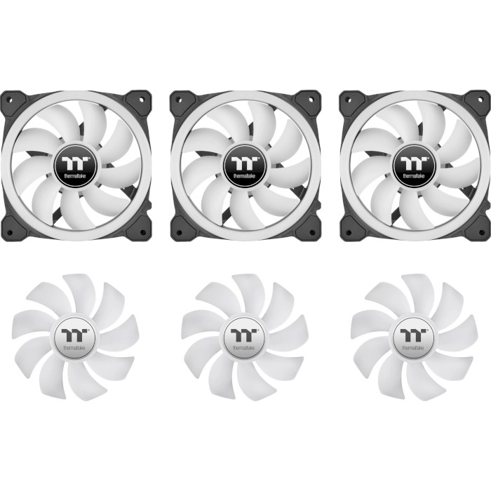 Комплект вентиляторів THERMALTAKE Swafan 14 RGB Radiator TT Premium Edition Black 3-Pack (CL-F138-PL14SW-A)