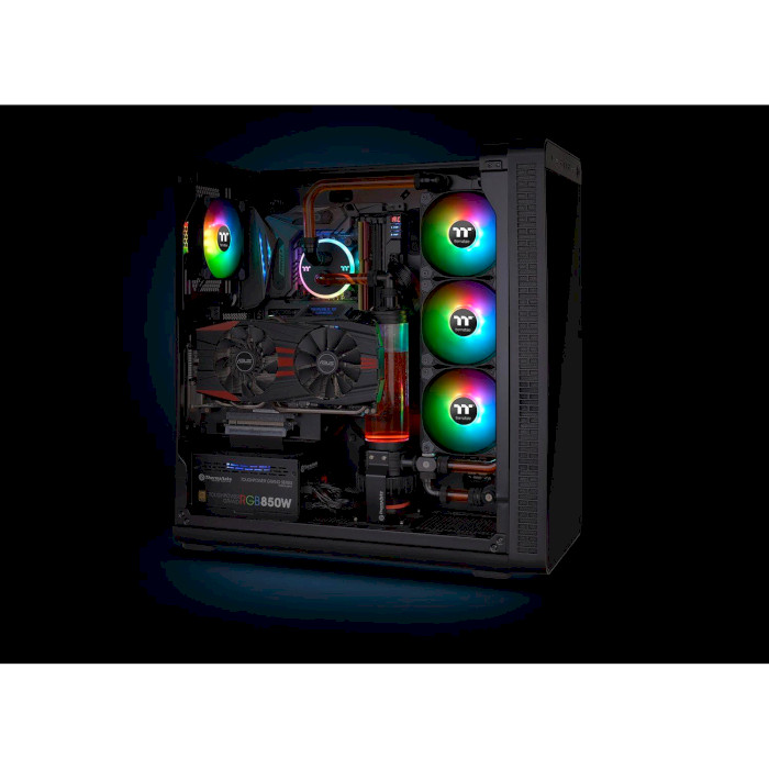 Комплект вентиляторів THERMALTAKE Pure Plus 12 RGB Radiator TT Premium Edition 3-Pack (CL-F063-PL12SW-A)