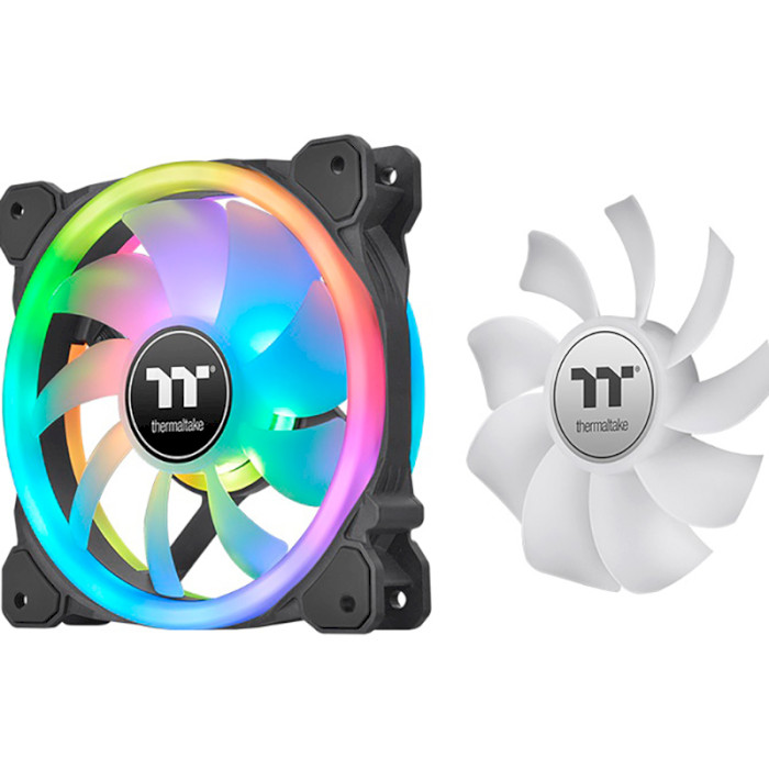 Комплект вентиляторів THERMALTAKE Swafan 12 RGB Radiator TT Premium Edition Black 3-Pack (CL-F137-PL12SW-A)