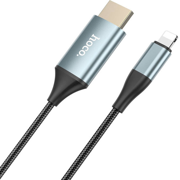 Кабель HOCO UA15 Lightning to HDMI MHL Lightning - HDMI 2м Gray (6931474750365)