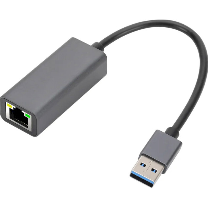 Мережевий адаптер DYNAMODE USB3.0 to RJ-45 Dark Gray (DM-AD-GLAN)