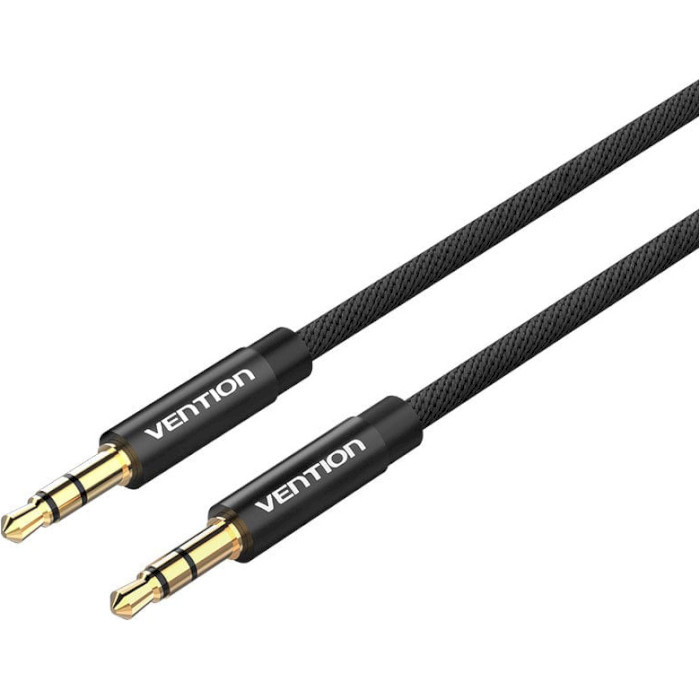 Кабель VENTION AUX Audio Cable mini-jack 3.5 мм 3м Black (BAGBI)