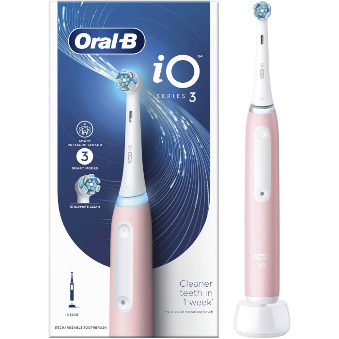 Електрична зубна щітка BRAUN ORAL-B iO Series 3 iOG3.1A6.0 Blush Pink