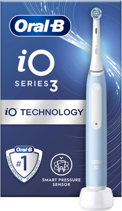 Электрическая зубная щётка BRAUN ORAL-B iO Series 3 iOG3.1A6.0 Ice Blue