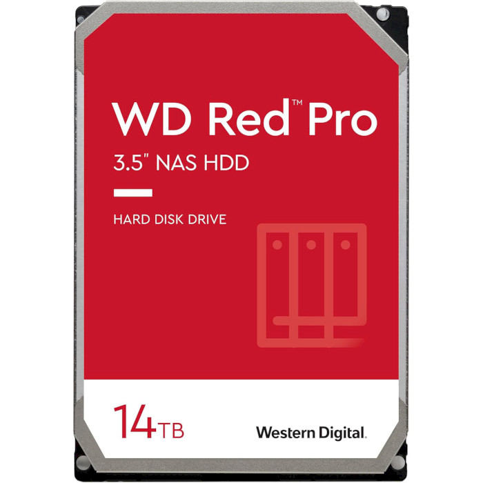Жорсткий диск 3.5" WD Red Pro 14TB SATA/512MB (WD142KFGX)