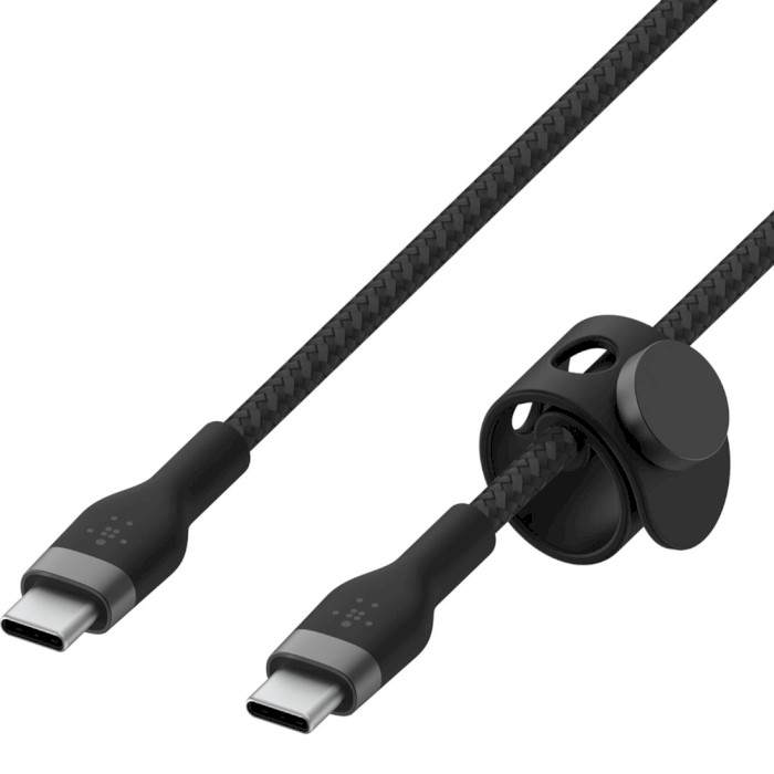 Кабель BELKIN Boost Up Charge Pro Flex USB-C to USB-C 1м Black (CAB011BT1MBK)