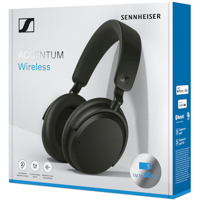 Наушники SENNHEISER Accentum Wireless Black (700174)