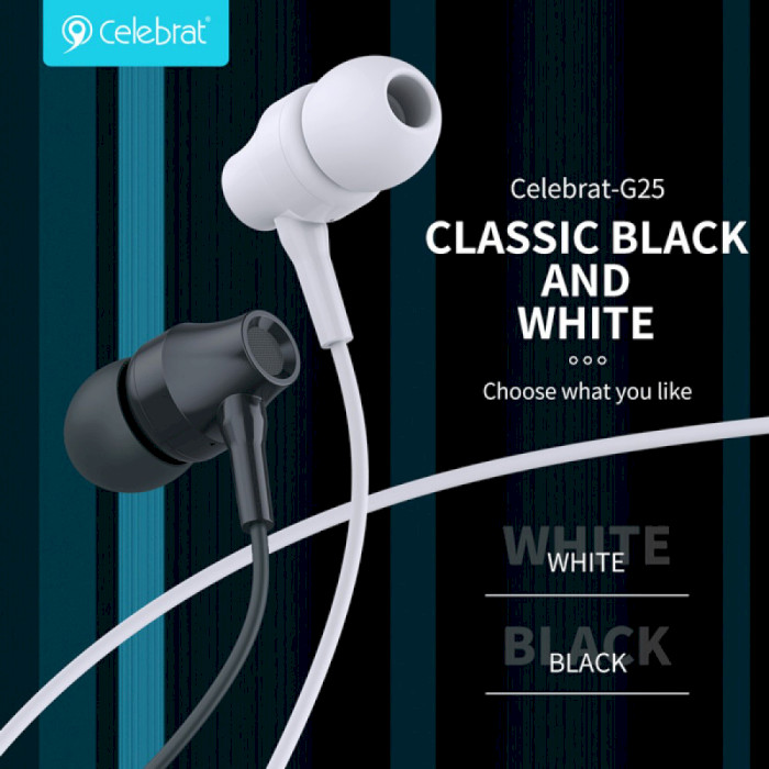 Навушники CELEBRAT G25 Black