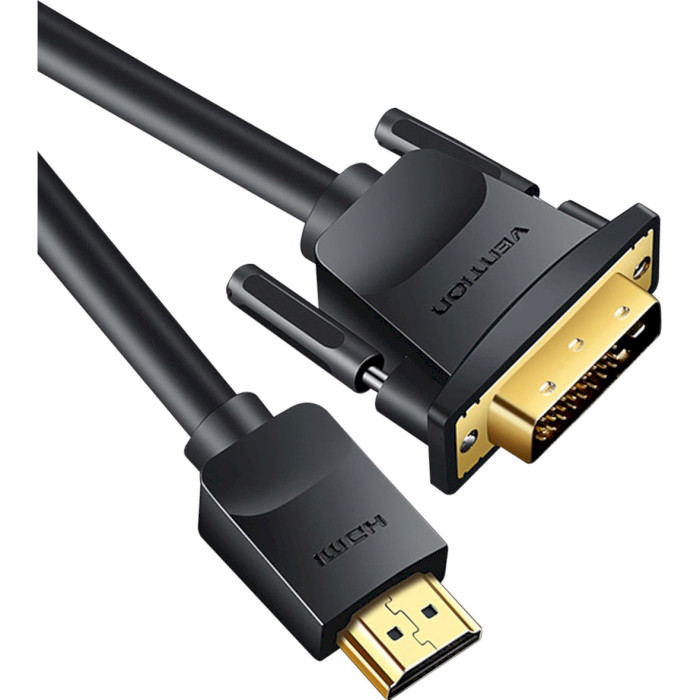 Кабель VENTION HDMI - DVI v1.4 3м Black (ABFBI)