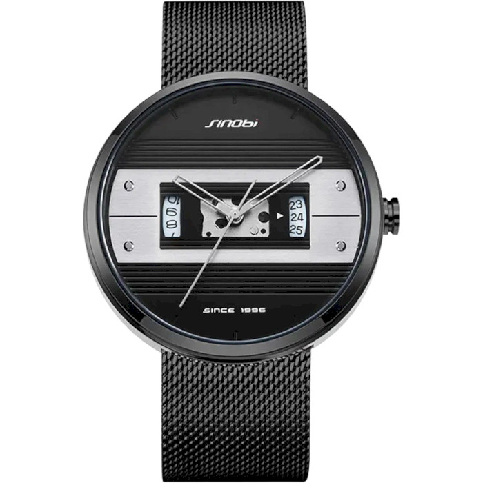Годинник SINOBI 9825 Wrist Watch Black (11S 9825 G02)