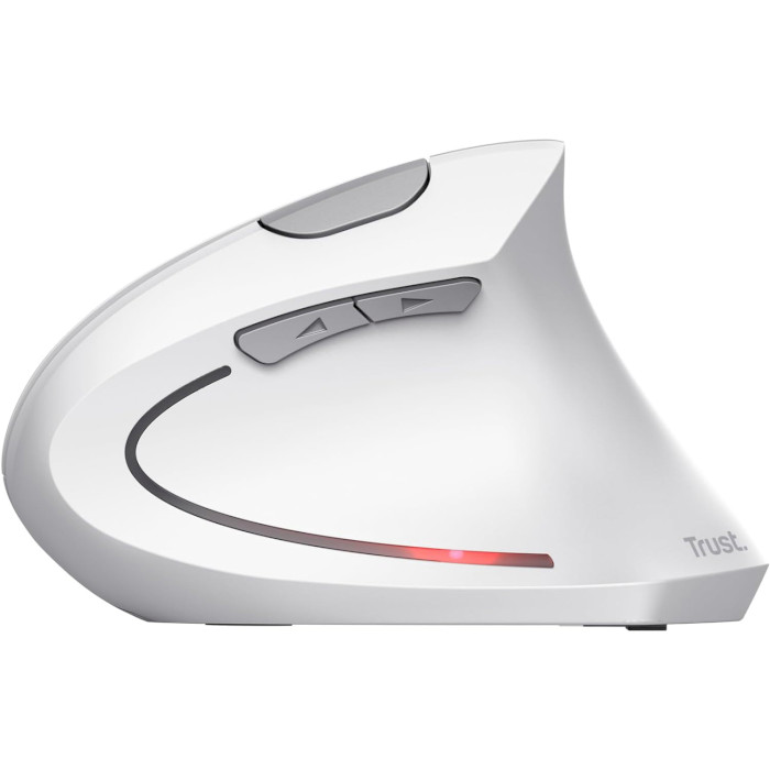 Вертикальна миша TRUST Verto Ergonomic Wireless White (25132)