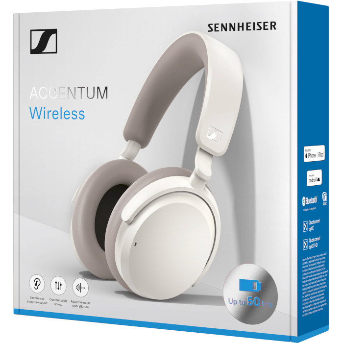 Наушники SENNHEISER Accentum Wireless White (700175)