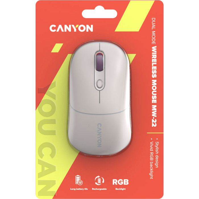 Мышь CANYON MW-22 Rice (CNS-CMSW22RC)