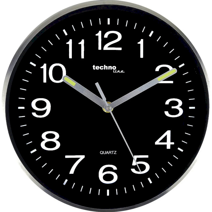 Настенные часы TECHNOLINE WT7620 Black/Silver