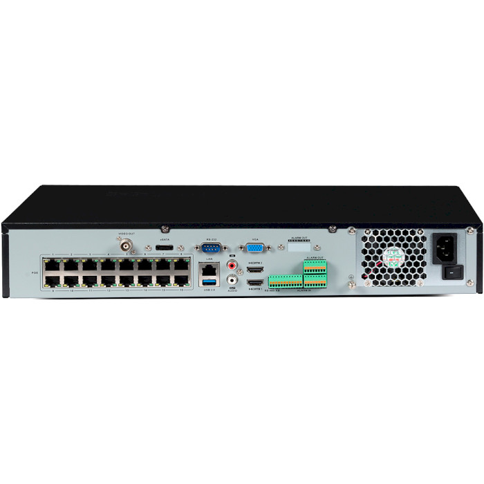 Відеореєстратор мережевий 16-канальний HIKVISION DS-7716NXI-I4/16P/S(E)