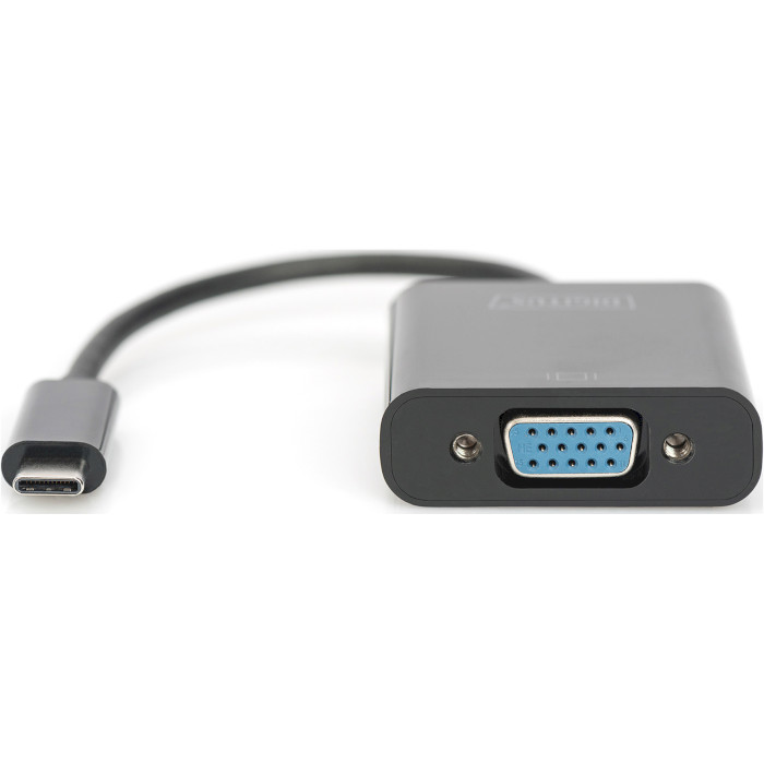 Адаптер DIGITUS USB Type-C to VGA USB-C - VGA Black (DA-70853)