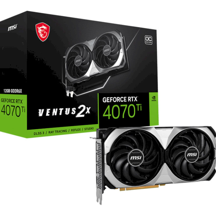 Відеокарта MSI GeForce RTX 4070 Ti Ventus 2X 12G OC