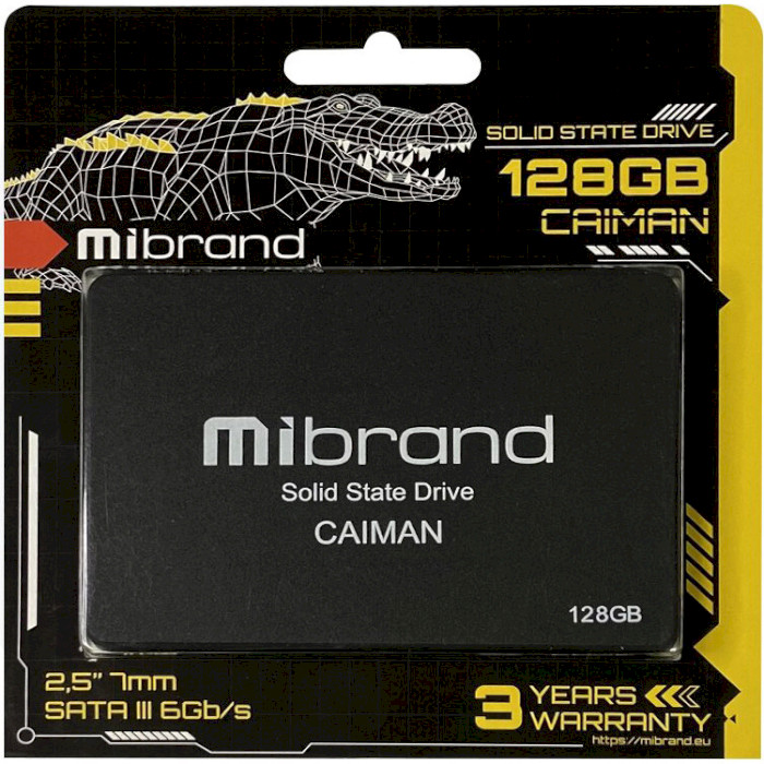 SSD диск MIBRAND Caiman 128GB 2.5" SATA (MI2.5SSD/CA128GBST)