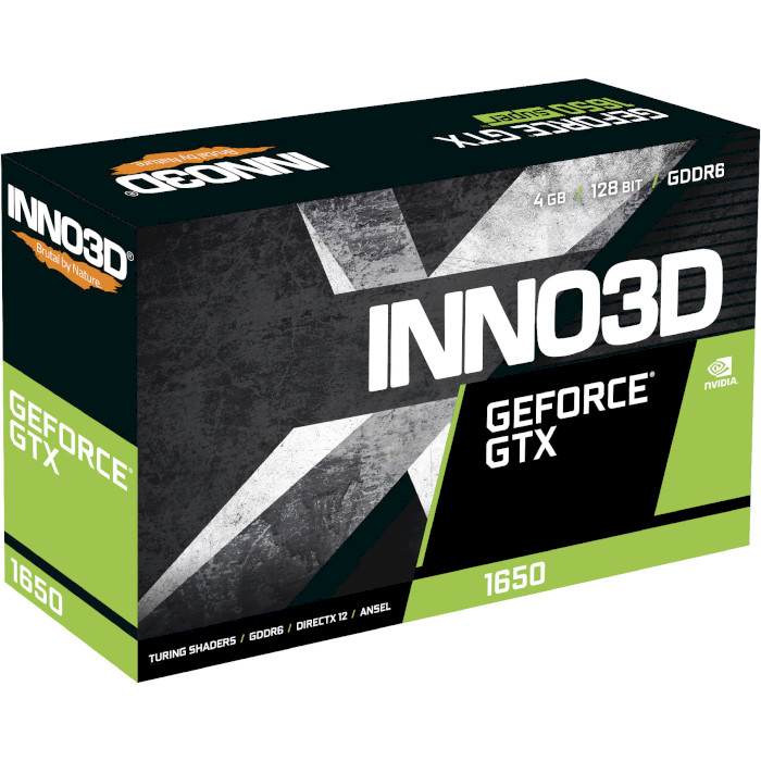 Відеокарта INNO3D GeForce GTX 1650 GDDR6 Twin X2 OC V3 (N16502-04D6X-171330N)
