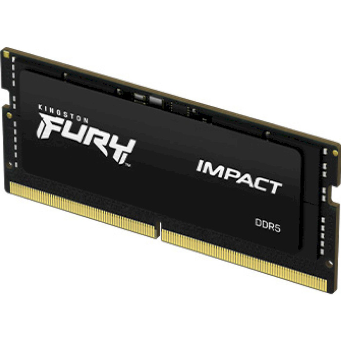 Модуль пам'яті KINGSTON FURY Impact SO-DIMM DDR5 6400MHz 16GB (KF564S38IB-16)
