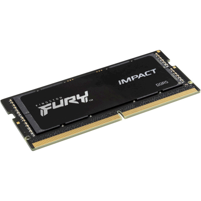 Модуль пам'яті KINGSTON FURY Impact SO-DIMM DDR5 6400MHz 16GB (KF564S38IB-16)