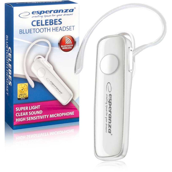 Bluetooth гарнітура ESPERANZA Celebes White