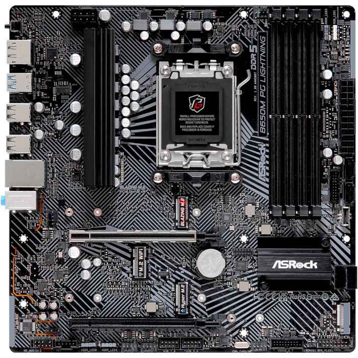 Материнская плата ASROCK B650M PG Lightning