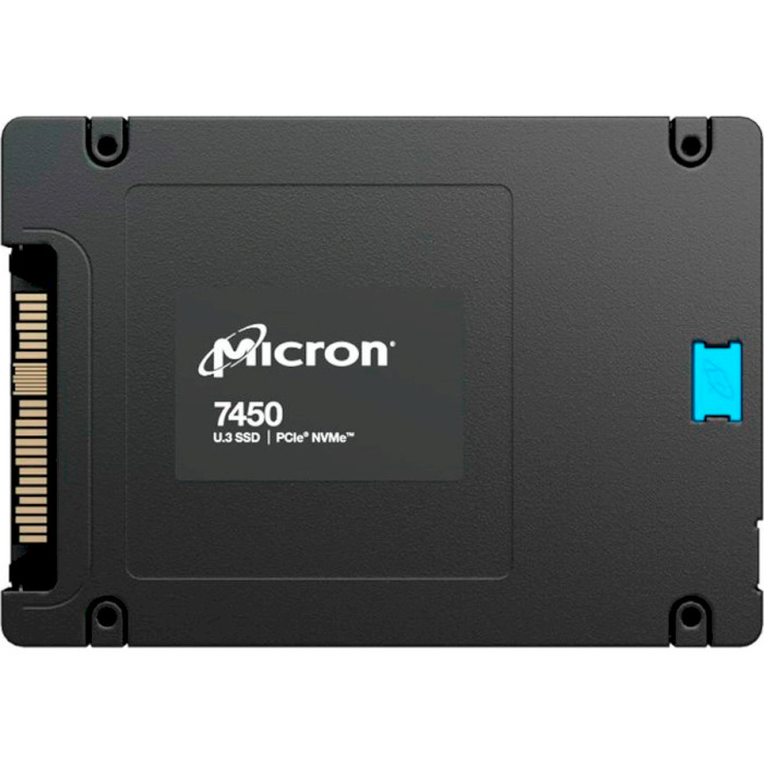 SSD диск MICRON 7450 Max 6.4TB 2.5" U.3 15mm NVMe (MTFDKCC6T4TFS-1BC1ZABYYR)