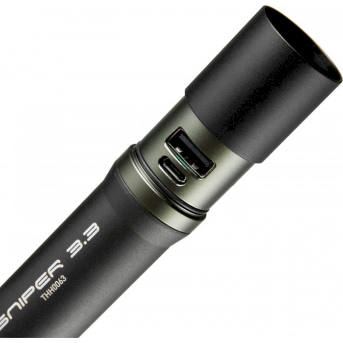 Ліхтар тактичний MACTRONIC Sniper 3.3 Rechargeable Type-A Black (THH0063)