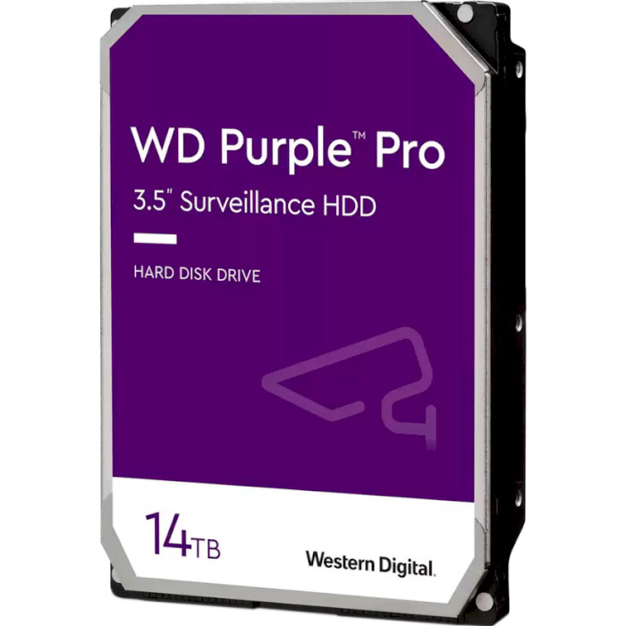 Жёсткий диск 3.5" WD Purple Pro 14TB SATA/512MB (WD142PURP)