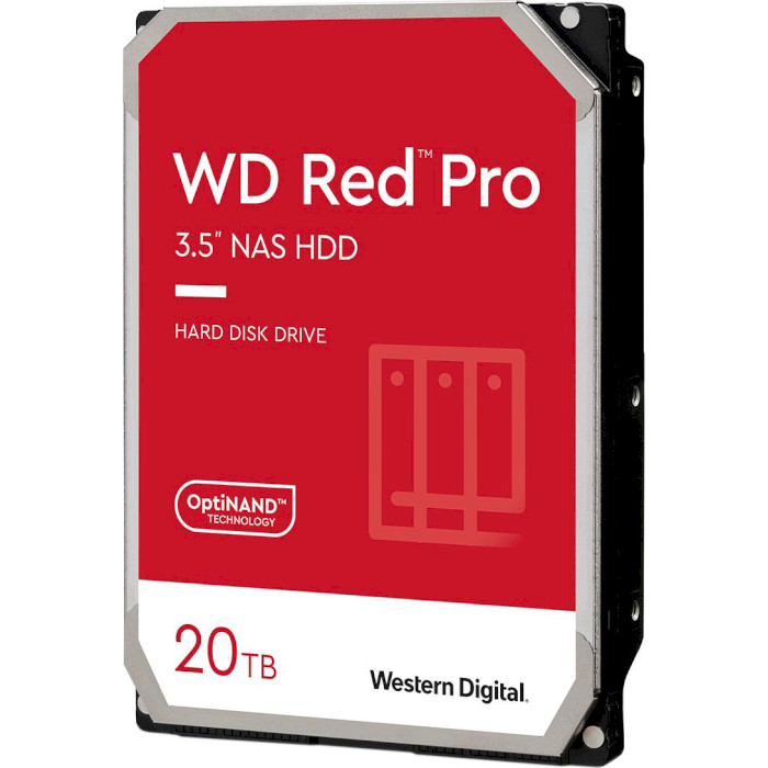 Жорсткий диск 3.5" WD Red Pro 20TB SATA/512MB (WD201KFGX)