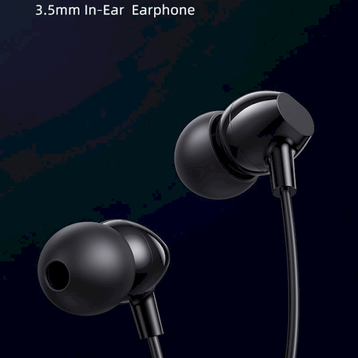 Навушники USAMS EP-47 3.5mm Black (HSEP4701)