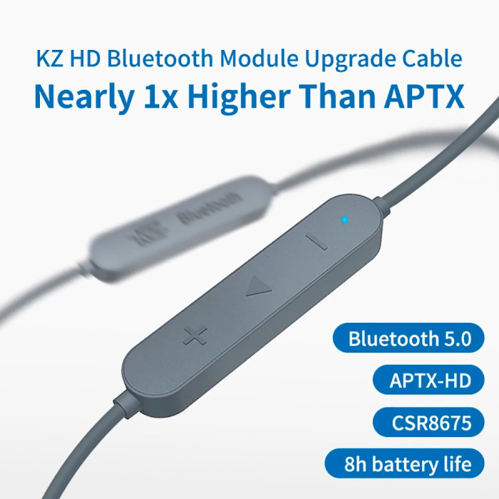 Bluetooth-модуль KZ Bluetooth 5.0 Cable Gray