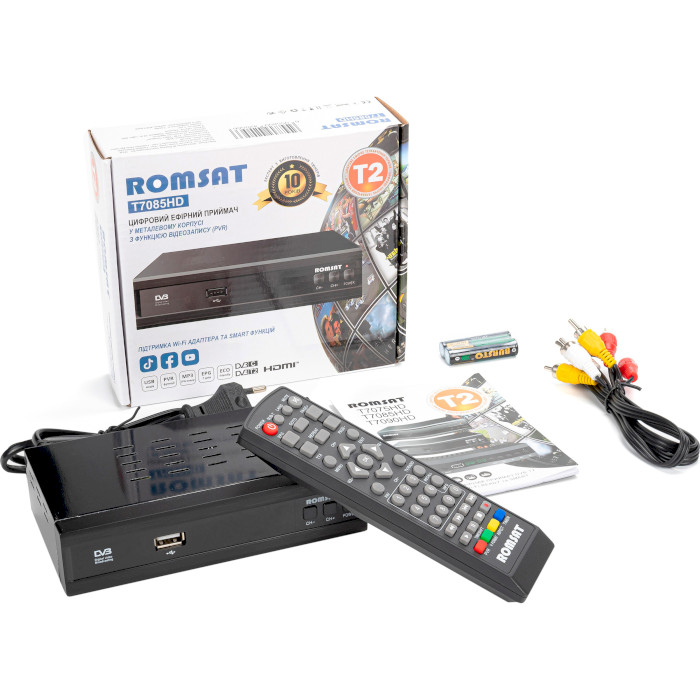 Ресивер цифрового ТВ ROMSAT T7085HD