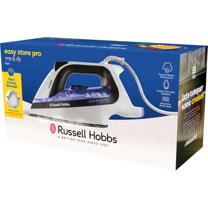 Праска RUSSELL HOBBS Easy Store Pro White/Blue (26730-56)